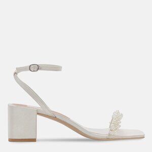 Dolce Vita Zalima Heels in Vanilla Pearl